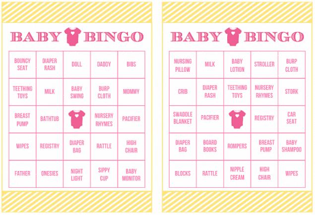 ניתן להדפיס כרטיסי בינגו למקלחת לתינוק בחינם ולהדפסה בכחול