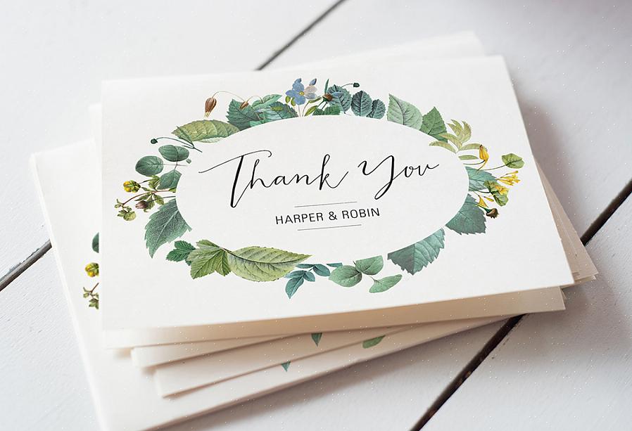 רוב הכלות והחתנים יודעים לשלוח כרטיסי תודה לאנשים על מתנות לחתונה