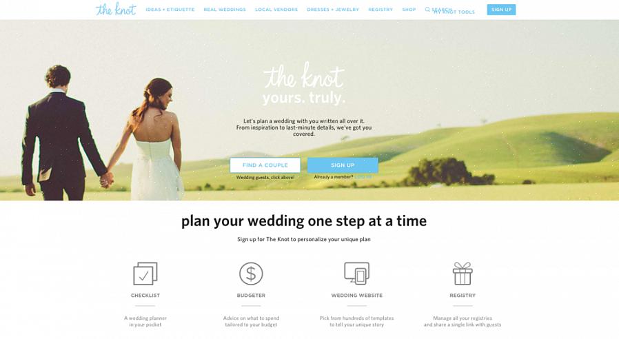Wire Wedding הוא בחינם ומציע אתר לחתונה בהתאמה אישית שלוקח לו כמה דקות בלבד