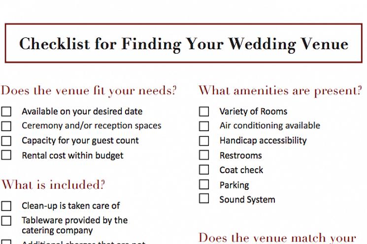 שאל את אתר הקבלה שלך אם יש להם מגבלות או הצעות לגבי אילו קייטרינג לחתונה הם יעבדו