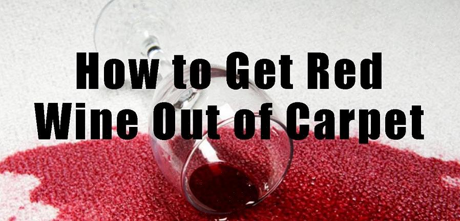 כיצד להסיר כתמי יין אדום מהשטיח