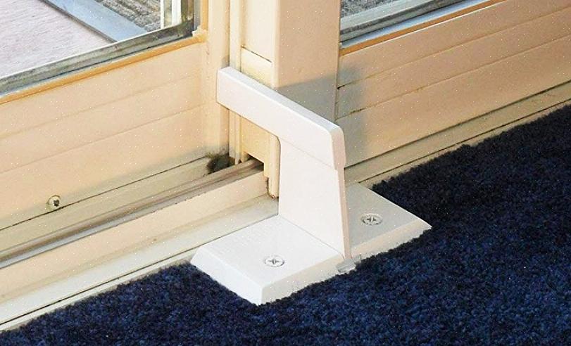 מוט דיבל הוא מקל עגול שמתאים למסלול של דלת זכוכית או חלון הזזה כדי למנוע מחלונית הזכוכית להחליק על פני