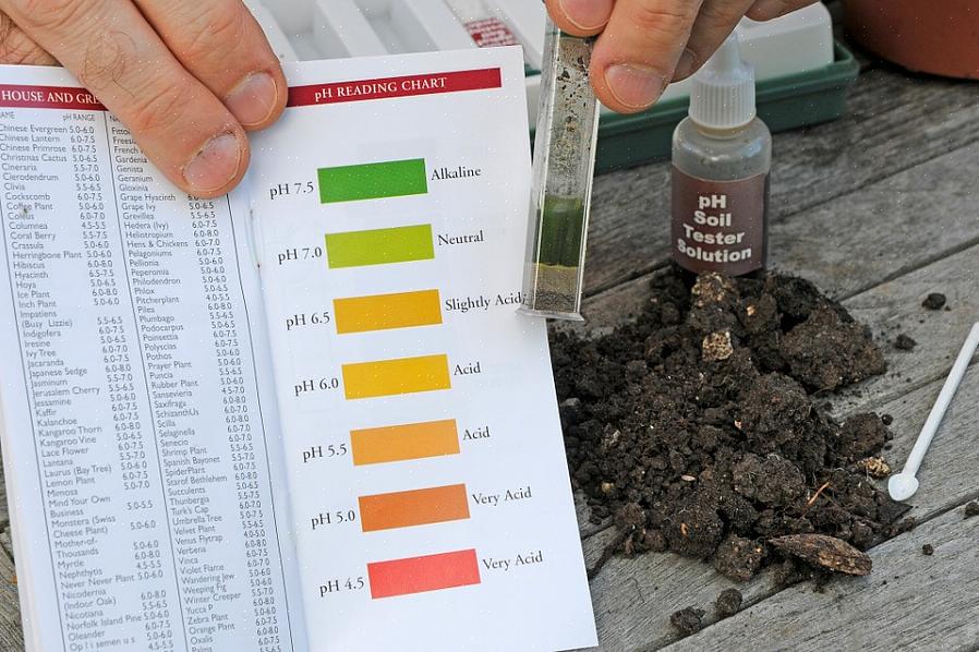 ישנם חומרים בחינם שתוכלו להוסיף לקרקע שלכם כדי לשפר את ה- pH