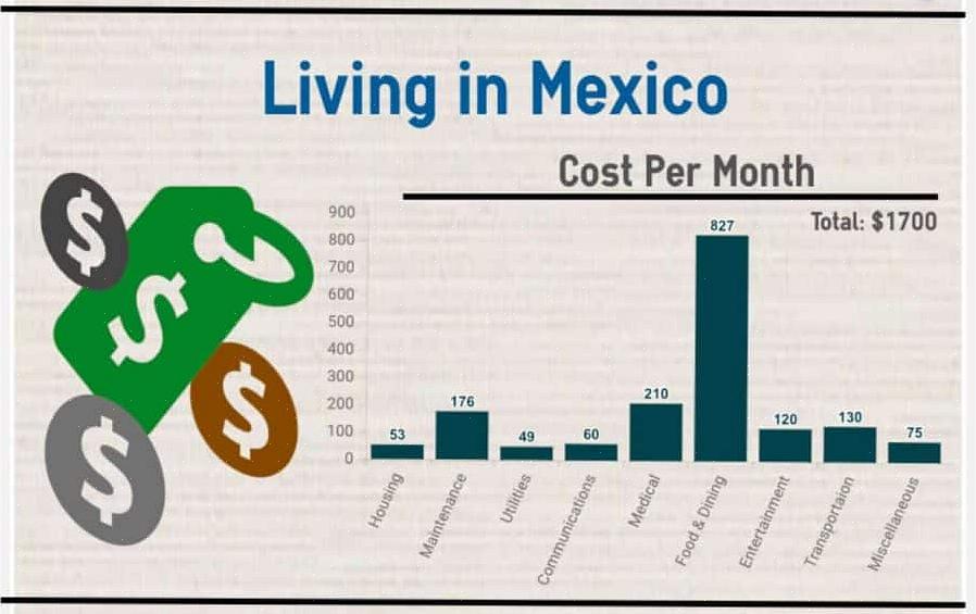 יוקר המחיה הזול יותר הוא סיבה מרכזית לכך שאנשים רבים יותר מפתים לעבור למקסיקו