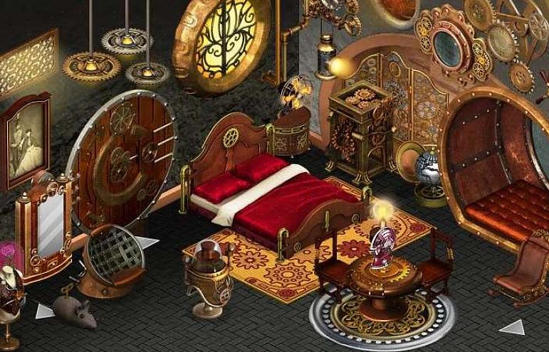 חדר השינה שלך ב- steampunk זקוק לפחות לתא מטען ישן אחד למגע הוויקטוריאני המושלם