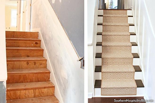 רץ מדרגות הוא פיסת שטיח שאינה מכסה את כל רוחב המדרגות