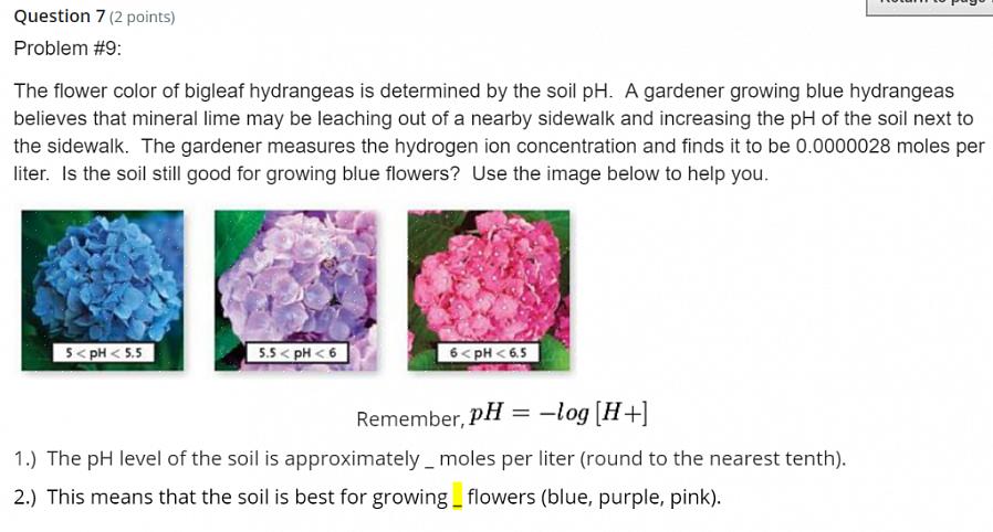 אתה יכול להתאים רק את האזורים שבהם אתה מגדל צמחים הזקוקים ל- pH שונה