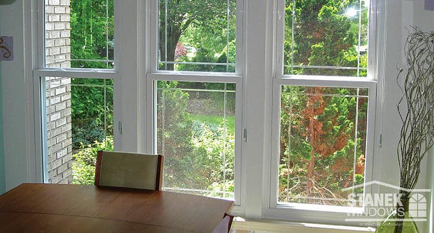 לחלונות תלויים פעמיים יש גם אבנט עליון וגם אבנט תחתון (יחידת חלון חלון)